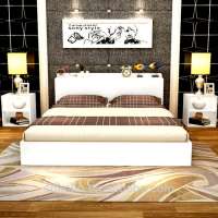 Good quality wooden bed for bedroom furniture