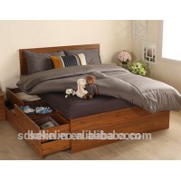 Modern design big storage space bed room furniture