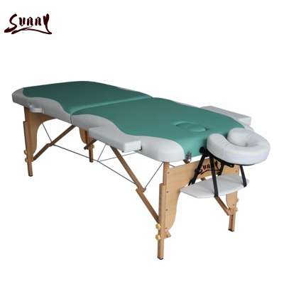 Package Massage Tables Mix Colors 2 Section Floding Massage Table Chair Bed