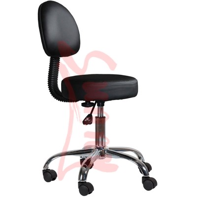 Hydraulic Stool With Backrest Beauty Salon Spa Massage Facial Chair