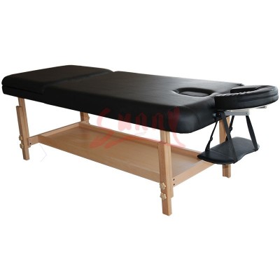 Massage table wooden station massage facial bed